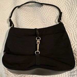 Coach 7443 Black Mercer Clip Hobo Handbag Authentic. GUC.